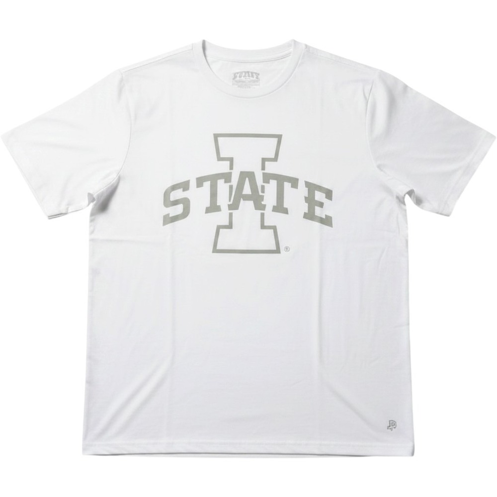Authentic Brand Iowa State Cyclones White‎ Performance T-Shirt Mens XL ISU Logo